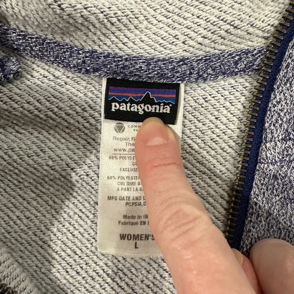Women's Patagonia Heathered Zip-Up Hoodie - Picture 5 of 6